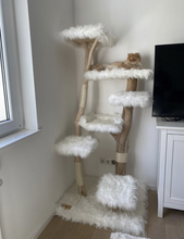 Laden Sie das Bild in den Galerie-Viewer, Naturkratzbaum Fluffy & Gigi