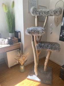 Naturkratzbaum, Naturkratzbäume, Perserkatze, CatsANDInterior, DIY Kratzbaum, Kunstfell